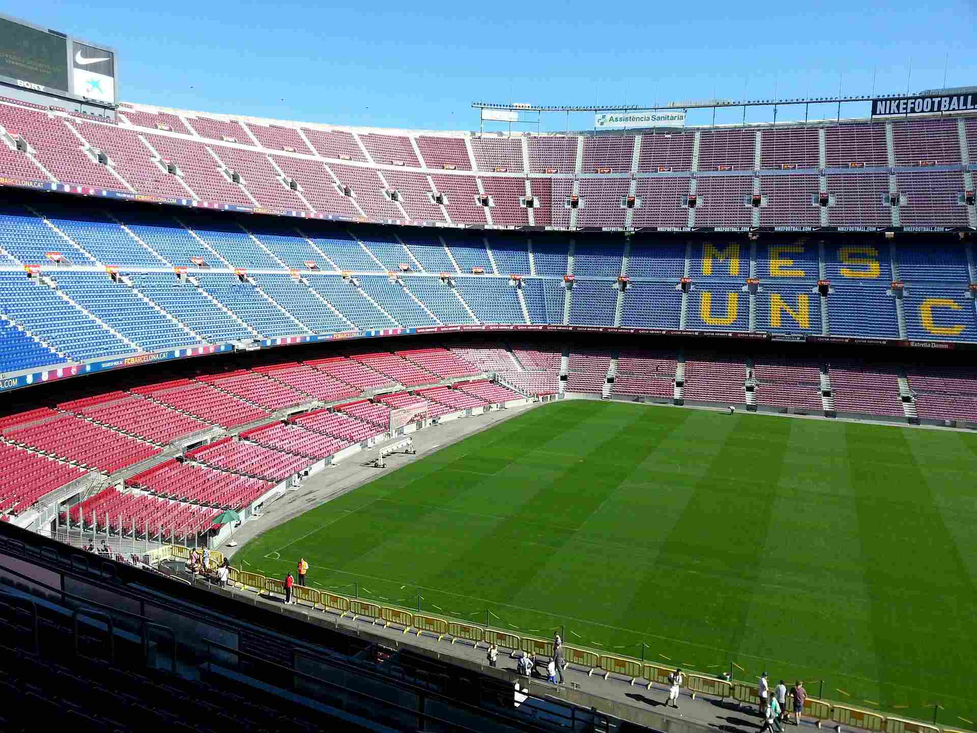 Ein Bild er Camp Nou Arena in Barcelona